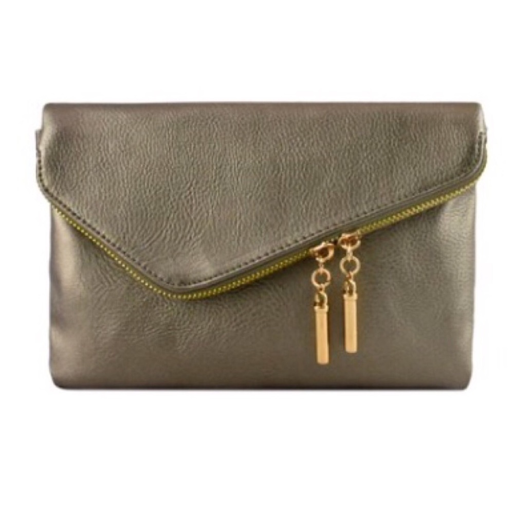 Silver Envelope Purse